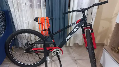 26 inch wheel Cycle with fluorescentstrap and pump