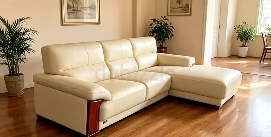 Sofa Leather L Shape