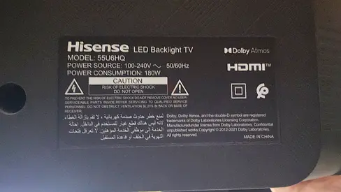 Hisense 55 Inch TV