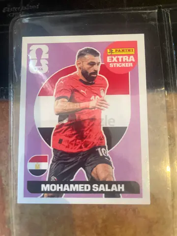 Mohamed salah extra sticker panini