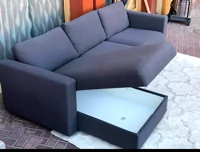Ikea vimle L shape sofa bed Dark gray