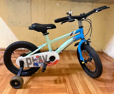Kids 16-inch Bicycle with Training Wheels — Good Condition