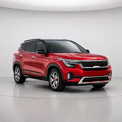 Kia Seltos GT Line 2020 | GCC Specs | Low kms | leather beige interior with warranty
