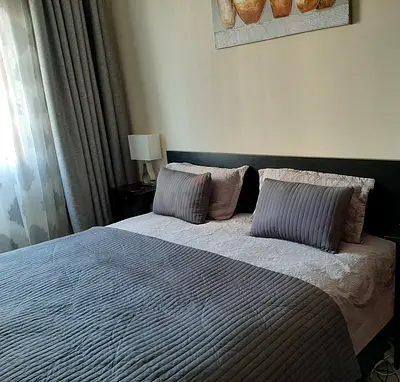 Bed set IKEA black-brown color with storage like new