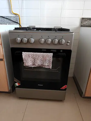 Haier freestanding gas cooker with oven - under warranty