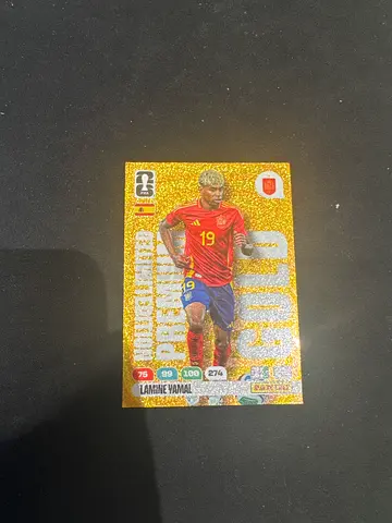 World Cup 2026 Panini Adrenalyn Lamine Yamal Premium Gold Limited Edition