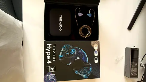 TheAudio Hype 4 In-Ear Monitor Earphones with Cable and Case - Good Condition