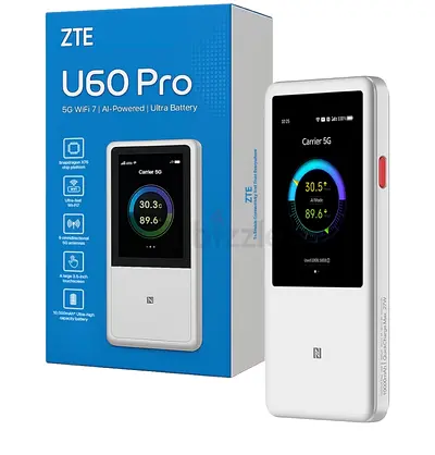 ZTE U60 Pro 5G Mobile Hotspot / Pocket WiFi - Like New