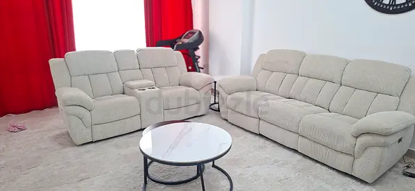 Electric Recliner Sofa (3+2) Set with centre and Side Tables