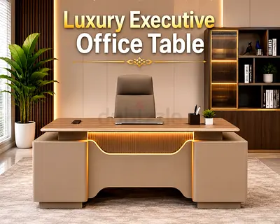 Luxury Executive Office Table - Modern CEO Office Table For UAE