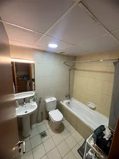 Furnished Studio apartment available for monthly rent in prodution city,lakeside towers,dubai.