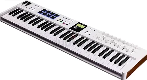 Arturia Keylab Essential 61-Key MK3 USB MIDI Controller Keyboard (White) - Great Condition