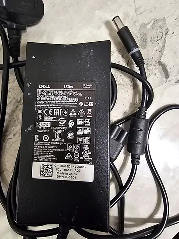 Dell 130W Laptop Power Adapter (Original) - Good Working Condition