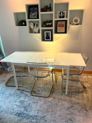 IKEA Table and Chairs Set - Elegant and Stylish
