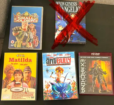 DVD Collection: Small Soldiers, Matilda, The Ant Bully, Ex Machina (HD DVD)