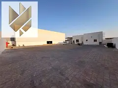 Factory for Ren in Al Sajaa Sharjah Power 180 KW Prime Location Main Road Access Total Plot Area: 21
