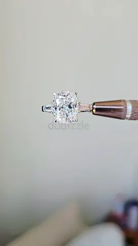 5CTS Cushion Cut Lab Grown Diamond Ring