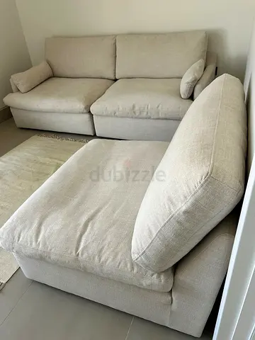 Home Center swin feather filled sofa