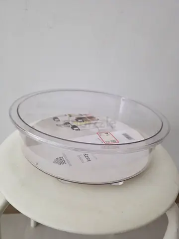 Lazy Susan Kitchen Turntable - 30cm Clear Plastic