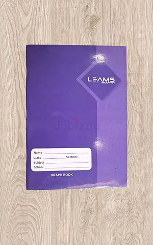 LEAMS Graph Book (Brand New) | Math  Science Notebook | School Use