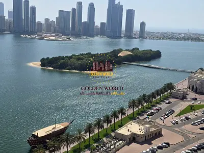 2 Master Bedrooms Apartment for Rent in Al Majaz 1 Waterfront Tower | Free AC | Parking | Pool & Gym