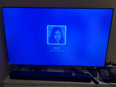 Sale Samsung 55” UHD tv with sony bluetooth sound bar