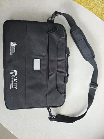 Black Amity University Laptop Shoulder Bag - Fits 13-15