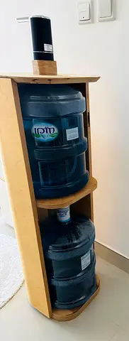 Wooden Water Dispenser with Tap and storage