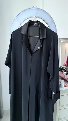 Black Abaya Chiffon Hijab Headscarf