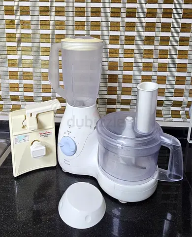 Used Moulinex 2-in-1 Blender and Food Processor Set - Good Working Condition