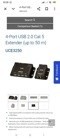4 port USB extender