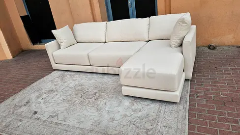 Sectional L Shape Cratebarrel sofa