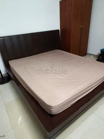 Bed without mattress