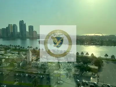 2BR apartment for annual rent in Al Majaz 1. Free parking, free AC, free gym & pool, excellent sea view, family building.