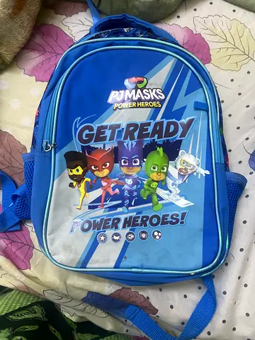 Blue PJ Masks Kids Backpack - Good Condition