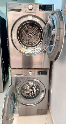 Brand LG latest model Direct drive 9 kg washer and 9 kg heatpump dryer separate set freestanding