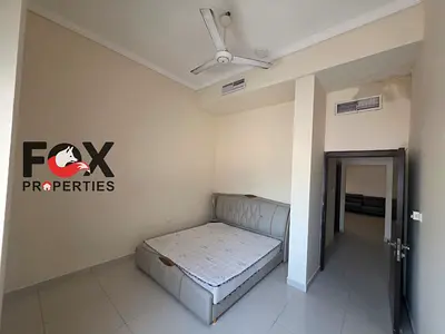 One bedroom and living room for annual rent in Ajman, Al Rawda 2 area. Laundry room included. Price