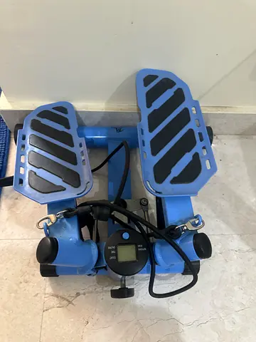 Compact Fitness Mini Stepper with Resistance Bands