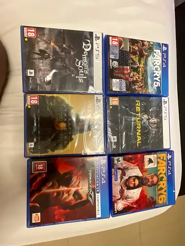 PS4  PS5 Game Bundle: Far Cry 5, Far Cry 6, Returnal, Demons Souls, Death Stranding, Tekken 7