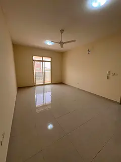 For annual rent: a two-bedroom apartment with a living room in Al Muwaihat 2, with very spacious are
