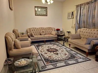 Sofa Set 7 Seater  Round Dining Table w 5 Chairs
