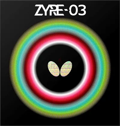 Butterfly Zyre 03 Table Tennis Rubber 2.7mm (Max Thickness)