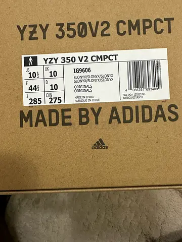 Adidas Yeezy 350 V2 CMPT Box (Size US 10) - Made by Adidas