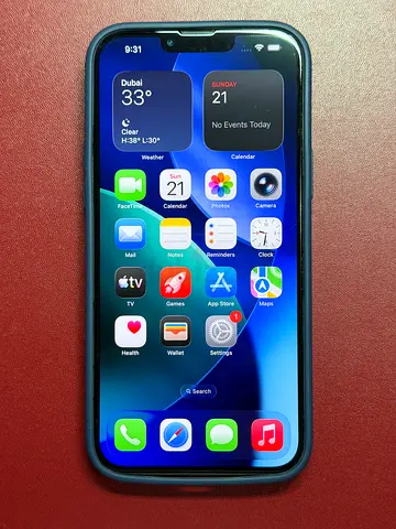 iPhone in good working condition with case