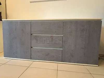 Grey sideboard / storage cabinet - good condition