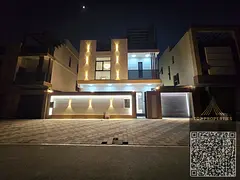 Ready to move in, a luxurious villa in Al-Haliyo 2, opposite Al-Hamidiyah Park. Modern design and VI