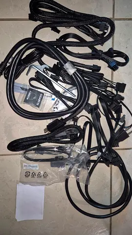 Set of computer cables