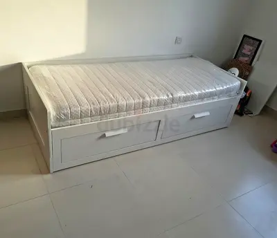 IKEA brimness daybed with 2 big storage drawers and 2 IKEA mattresses.