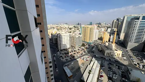 For annual rent in Al Rashidiya 3, Ajman One Towers, 1616 sqft with a practical and well-designed layout, includes a laundry room, storage room, balco