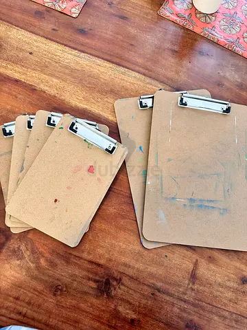 Set of Small MDF Clipboards 10 pieces each Size
